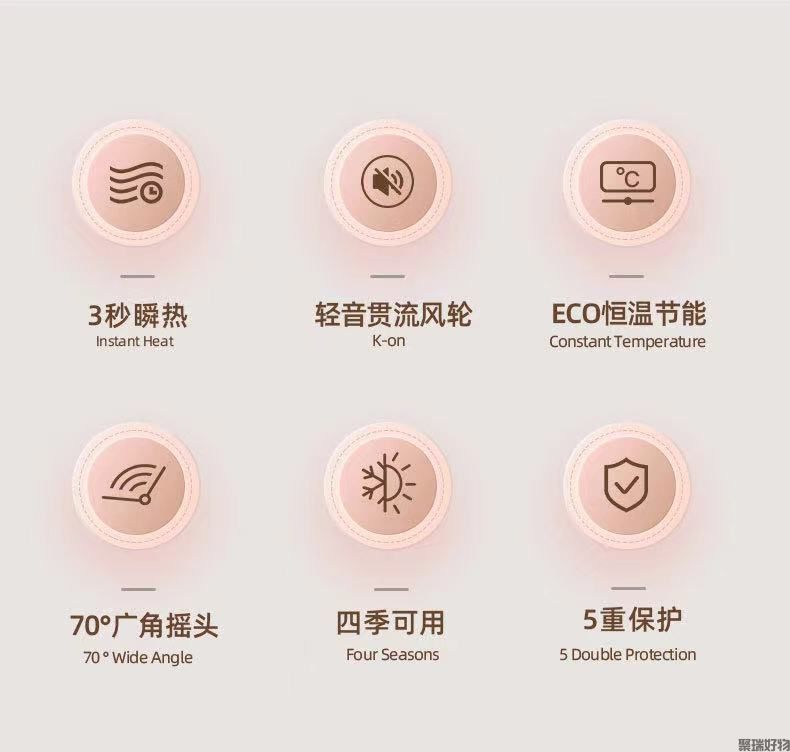 蓝宝取暖器BP-H17立式暖风机